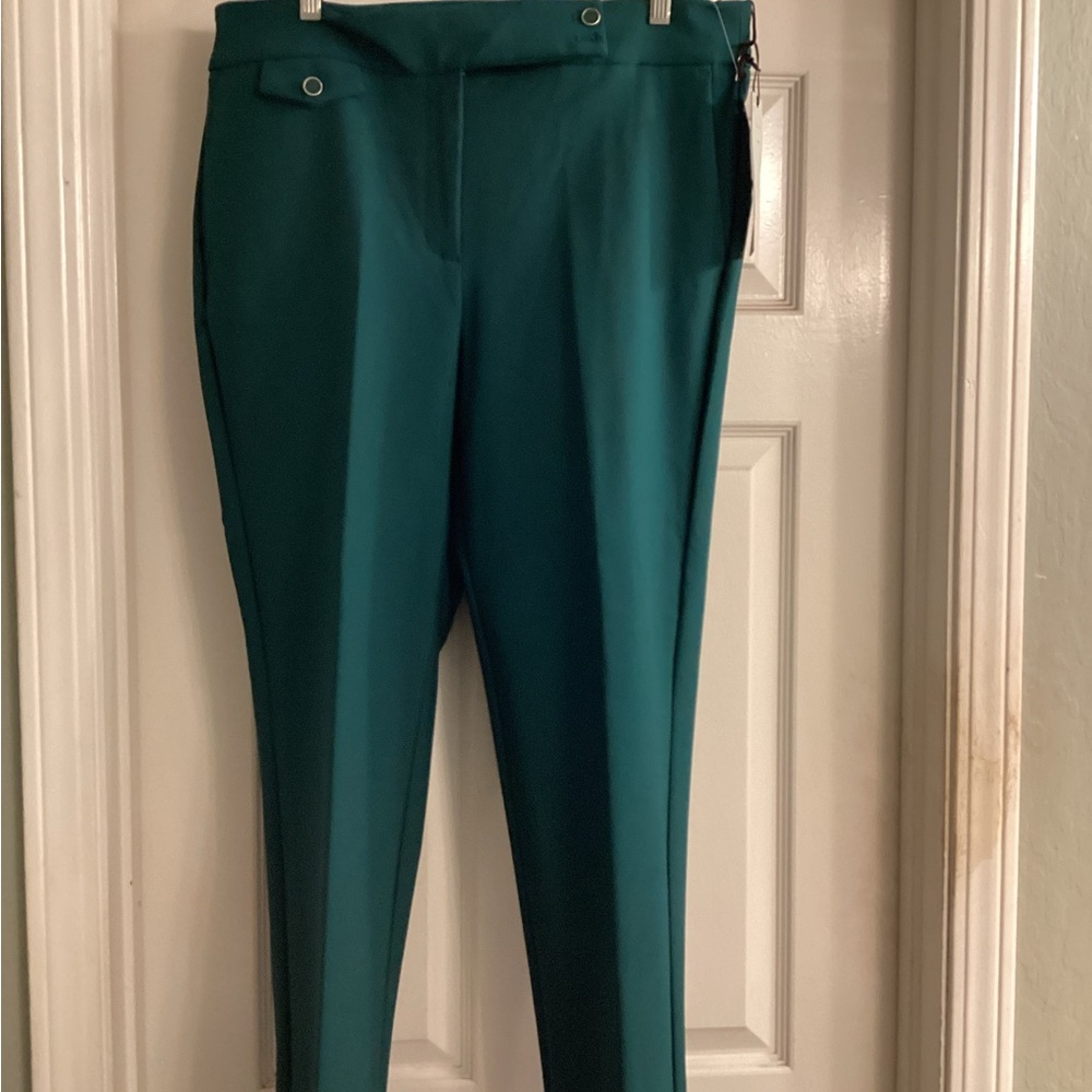 Elegant Teal Women's Pants